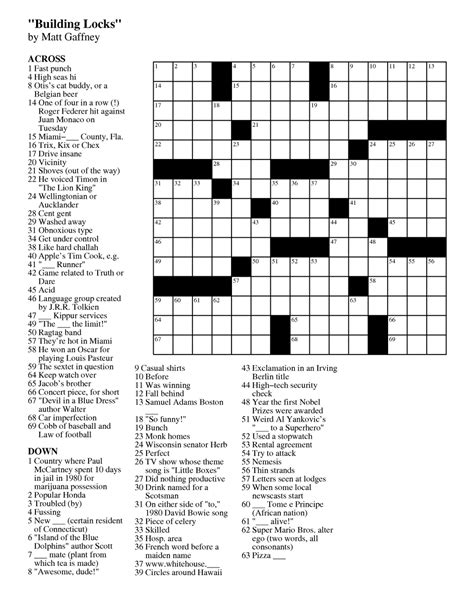 classic crossword|Free Online Crossword Puzzles